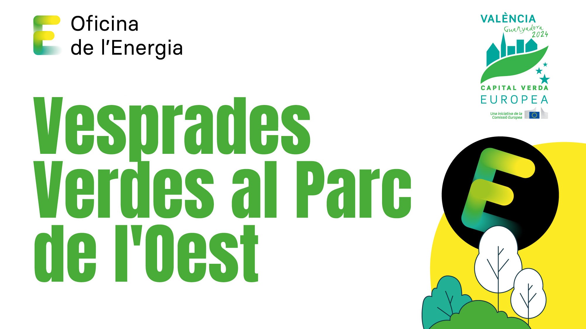 Portada Vesprades Verdes al Parc de l'Oest.