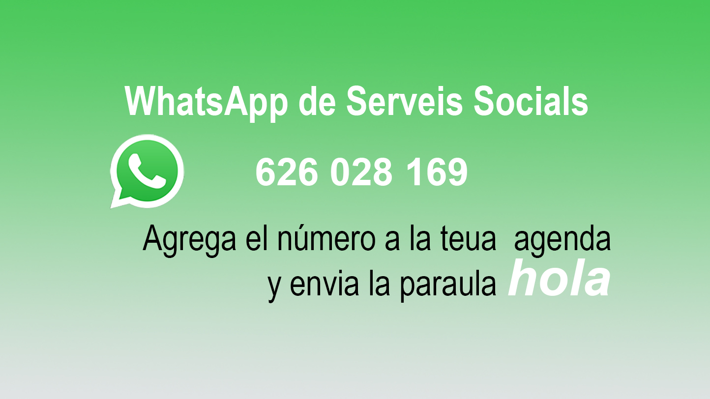 WhatsApp de Serveis Socials.