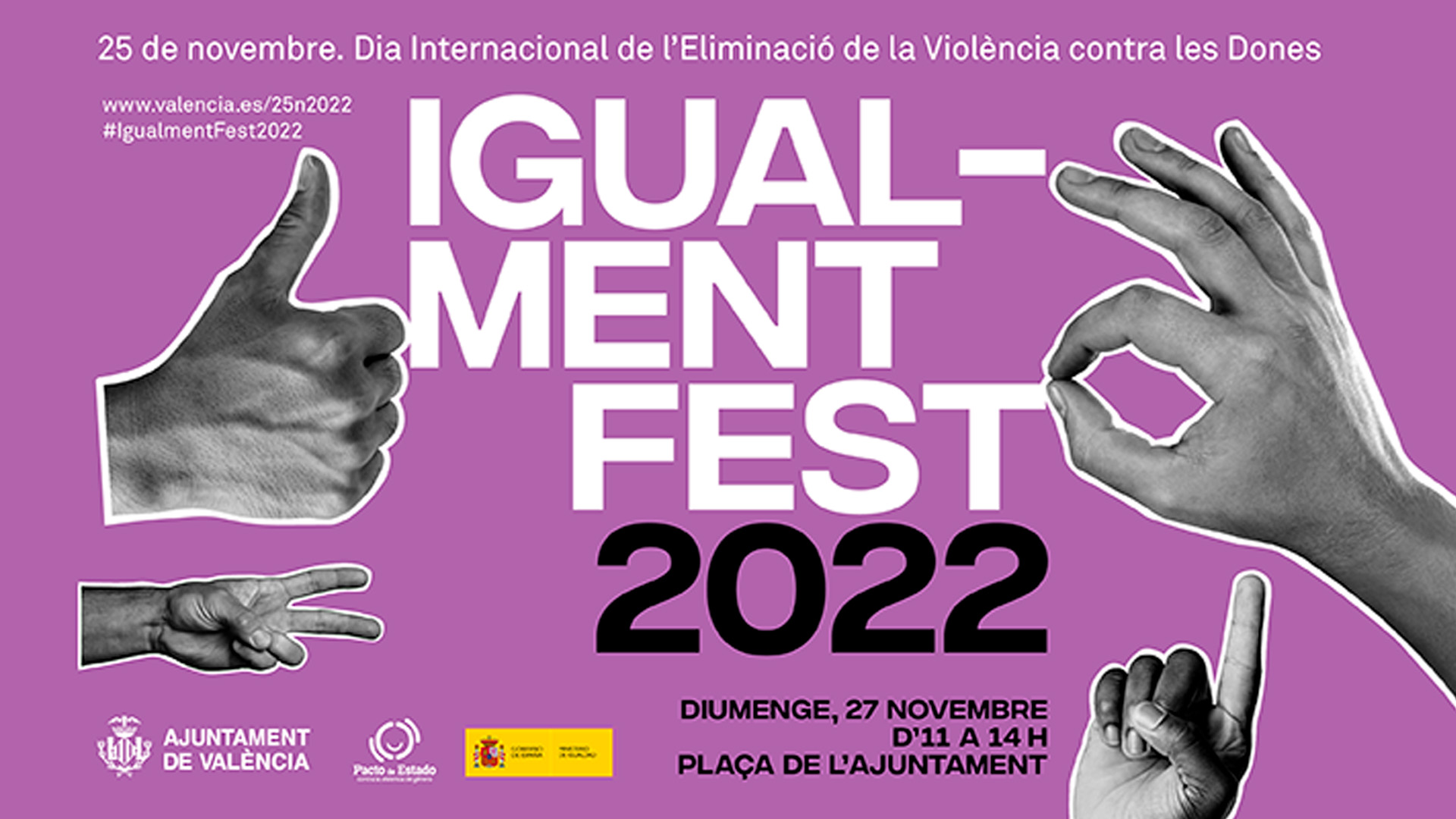 25 de novembre 2022. Dia Internacional de l'eliminació de la violència contra les dones