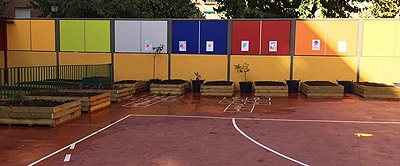 Patio del colegio Fernando de los Ríos