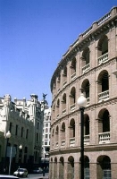 Vista lateral de la Plaza de Toros de Valencia